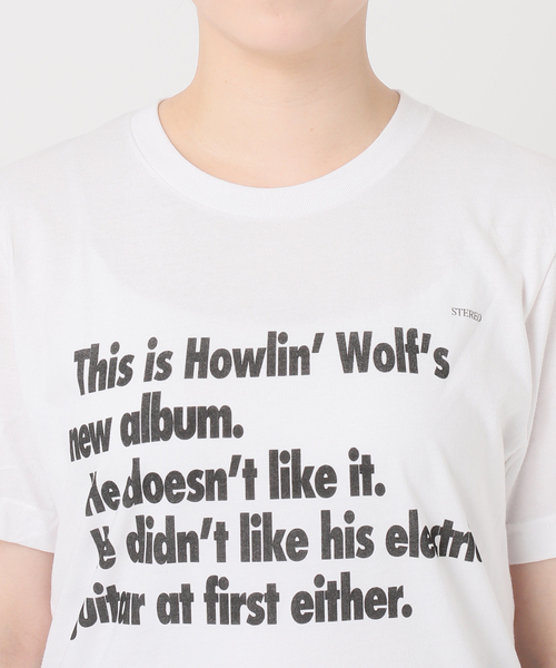 EDIT. FOR LULU(エディットフォールル)の「【BLUESCENTRIC / ブルースセントリック】HOWLINWOLF TEE(Tシャツ/カットソー・レディース・ホワイト・SMALL)」の8枚目の写真