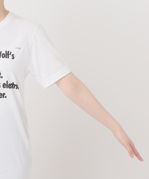 EDIT. FOR LULU(エディットフォールル)の「【BLUESCENTRIC / ブルースセントリック】HOWLINWOLF TEE(Tシャツ/カットソー・レディース・ホワイト・SMALL)」の10枚目の写真