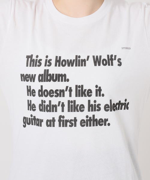 EDIT. FOR LULU(エディットフォールル)の「【BLUESCENTRIC / ブルースセントリック】HOWLINWOLF TEE(Tシャツ/カットソー・レディース・ホワイト・SMALL)」の13枚目の写真