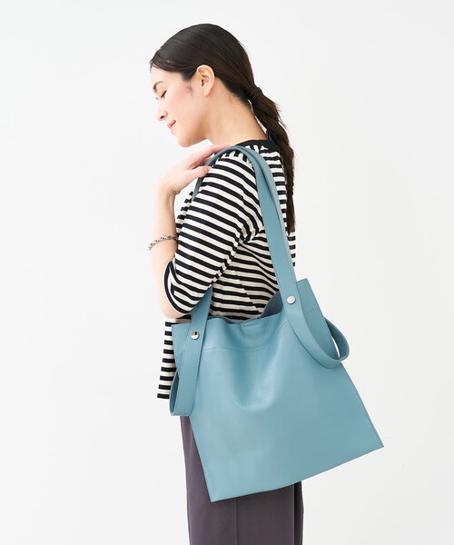 WEB限定】【BEAURE/ヴュレ】カウレザー 2WAY ハンドル トートバッグ WEB限定】【BEAURE/ヴュレ】カウレザー 2WAY ハンドル トートバッグ