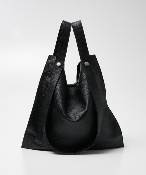 【極美品】BEAURE カウレザー 2WAY ハンドル トートバッグ　黒 WEB限定】【BEAURE/ヴュレ】カウレザー 2WAY ハンドル トートバッグ