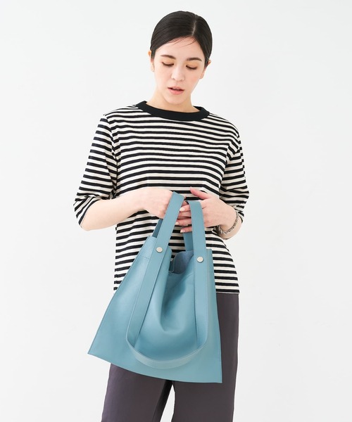 WEB限定】【BEAURE/ヴュレ】カウレザー 2WAY ハンドル トートバッグ