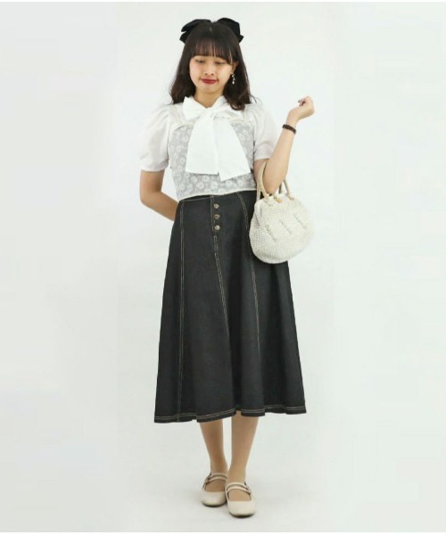 F i.n.t（フィント）の「フラワージャガードビスチェ/fint　フィント（キャミソール・レディース・ライトグレー/ピンク・FREE）」の19枚目の写真