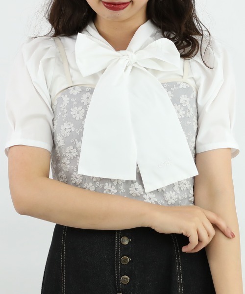 F i.n.t（フィント）の「フラワージャガードビスチェ/fint　フィント（キャミソール・レディース・ライトグレー/ピンク・FREE）」の20枚目の写真