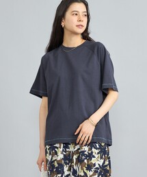 MARKET(マーケット)オーガニックコットン配色ステッチTシャツ