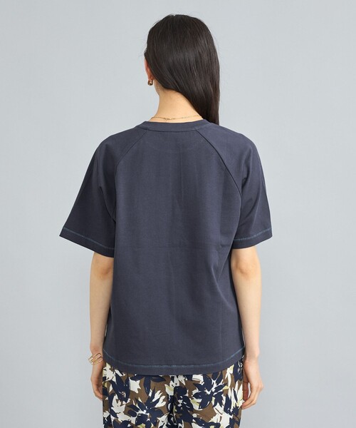 coen（コーエン）の「MARKET（マーケット）オーガニックコットン配色ステッチTシャツ（Tシャツ/カットソー・レディース・オフホワイト/ブラック/ダークブラウン/ネイビー・M/L）」の18枚目の写真