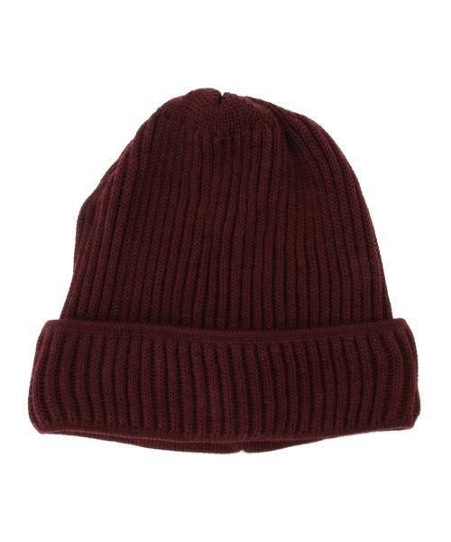 BEAMS BOY（ビームスボーイ）の「LEUCHTFEUER / メリノウール ワッチキャップ（ニットキャップ/ビーニー・レディース・ベージュ/ワイン/オリーブ・ONE SIZE）」の4枚目の写真
