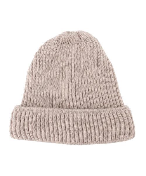 BEAMS BOY（ビームスボーイ）の「LEUCHTFEUER / メリノウール ワッチキャップ（ニットキャップ/ビーニー・レディース・ベージュ/ワイン/オリーブ・ONE SIZE）」の6枚目の写真