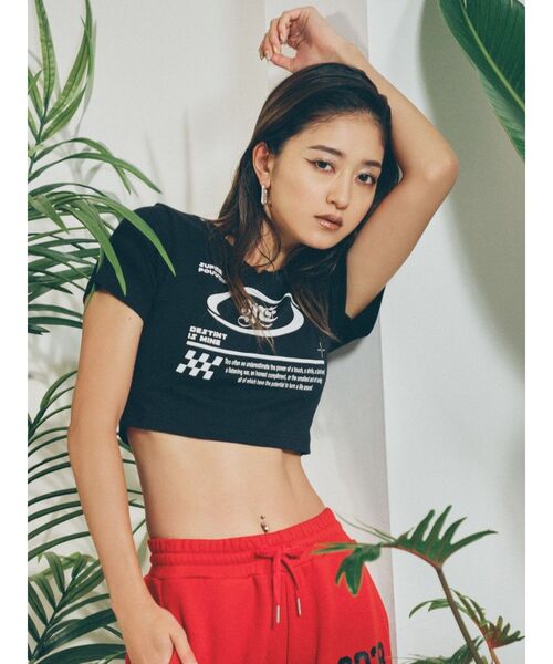 みちょぱコラボ】MEロゴクロップドTシャツ（Tシャツ/カットソー 