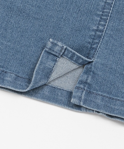 petit main（プティマイン）の「【MLB】サロペットスカート(キッズサイズ)（ジャンパースカート・キッズ・サックスブルー/ネイビー/オフホワイト・S/M/L）」の7枚目の写真