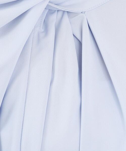 index（インデックス）の「◆UV アシメタック5分袖トップス【接触冷感/洗濯機洗い可】（Tシャツ/カットソー・レディース・ネイビー/サックスブルー/オフホワイト・36/38/40/42）」の15枚目の写真