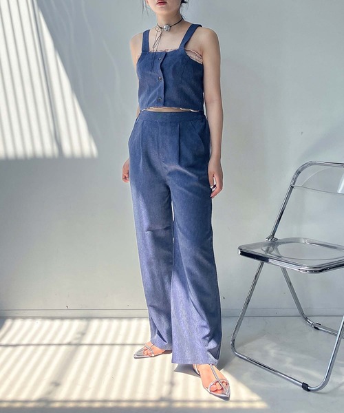 AS KNOW AS plus（アズノゥアズプラス）の「◎ビスチェとワイドパンツ