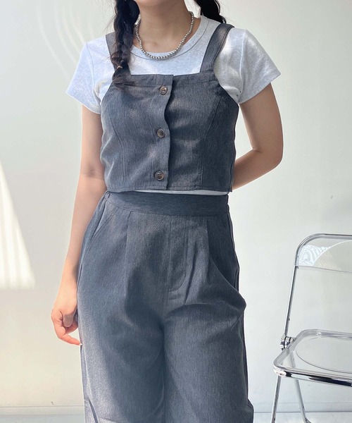 AS KNOW AS plus（アズノゥアズプラス）の「◎ビスチェとワイド