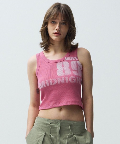 Midnight Move（ミッドナイトムーブ）の「Midnight Move／89スプレーキャミ（タンクトップ・レディース・ブラック/ピンク/ネイビー・FREE）」の3枚目の写真
