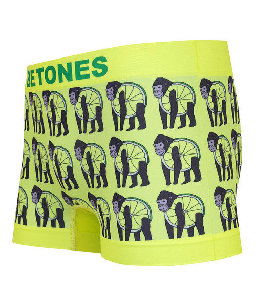 BETONES(ビトーンズ)の「【BETONES/ビトーンズ】「GORILLIME2」 アンダーウェア ボクサー GORILLIME2-GOR002(ボクサーパンツ・メンズ・イエロー・FREE)」の1枚目の写真
