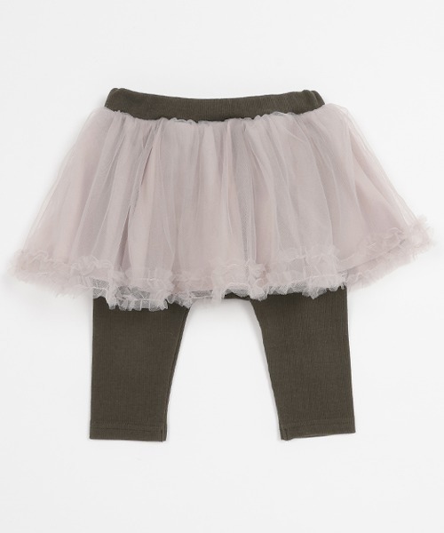 petit main（プティマイン）の「レギンスつきチュールスカート（スカート・キッズ・ライトグレー/アイボリー/ライトピンク・70cm/80ｃｍ）」の10枚目の写真