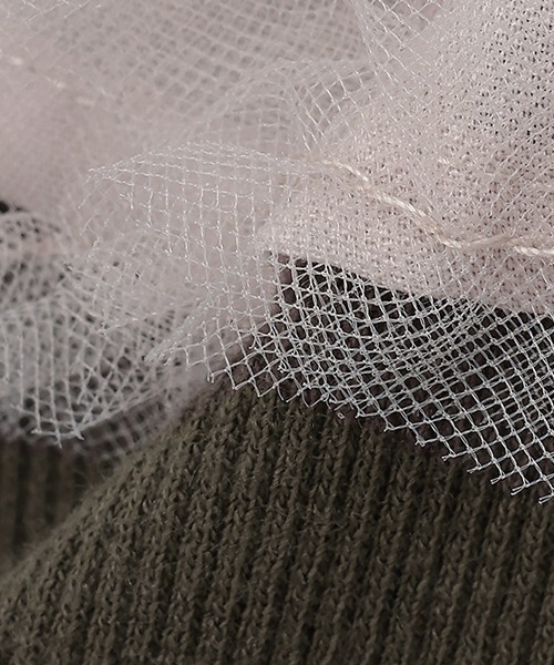 petit main（プティマイン）の「レギンスつきチュールスカート（スカート・キッズ・ライトグレー/アイボリー/ライトピンク・70cm/80ｃｍ）」の5枚目の写真