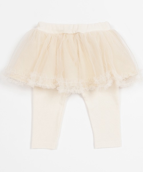 petit main（プティマイン）の「レギンスつきチュールスカート（スカート・キッズ・ライトグレー/アイボリー/ライトピンク・70cm/80ｃｍ）」の13枚目の写真