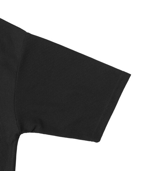 LUCY(ルーシー)の「LUCY/フェイクレイヤードキーネックT(Tシャツ/カットソー・メンズ・ベージュ/ダークグレー・LARGE/MEDIUM)」の4枚目の写真