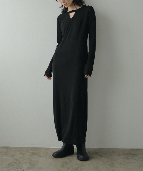 アンヌーク　ソフトジャージードレス　ワンピース anuke（アンヌーク）の「anuke Soft Jersey Dress ソフト