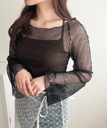 シアーボーダーTシャツ【ZOZOTOWN限定アイテム】