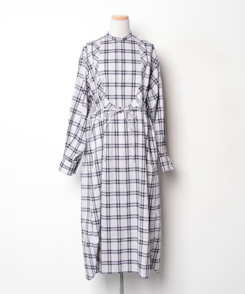 セール/ブランド古着】チェック柄長袖ワンピース（ワンピース）｜HYKE  