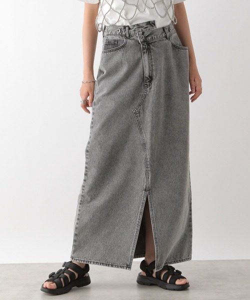 LEPSIM（レプシィム）の「マルチリメイクデニムジャンパースカート　987254（ジャンパースカート・レディース・ブルー/グレー/ダークブルー・FREE）」の6枚目の写真