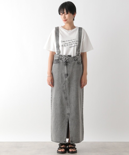 LEPSIM（レプシィム）の「マルチリメイクデニムジャンパースカート　987254（ジャンパースカート・レディース・ブルー/グレー/ダークブルー・FREE）」の15枚目の写真