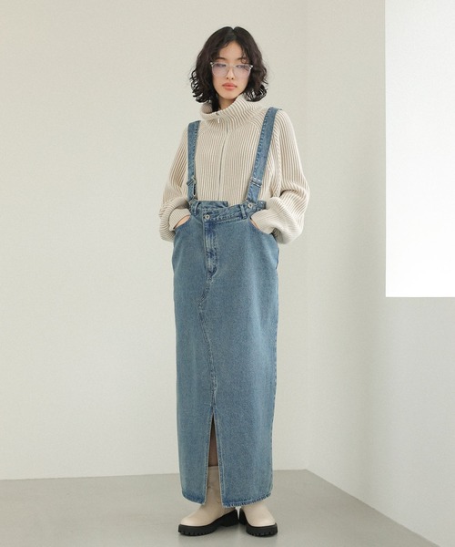 即完売＊LEPSIM＊レプシィム【310企画】310/ジャンスカ＊デニム 即完売＊LEPSIM＊レプシィム【310企画】310/ジャンスカ＊デニム