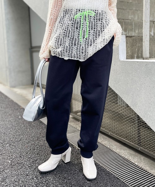 United Athle(ユナイテッドアスレ)の「【United Athle】point color tapered rib sweat pants / ポイントカラー テーパード リブスウェットパンツ 5017 9974(スウェットパンツ・メンズ・ブラック/グレー/オリーブ/ネイビー/ホワイト/バーガンディー/ダークブラウン・M/S/XL/L)」の7枚目の写真