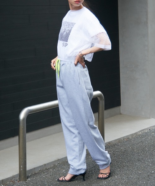 United Athle(ユナイテッドアスレ)の「【United Athle】point color tapered rib sweat pants / ポイントカラー テーパード リブスウェットパンツ 5017 9974(スウェットパンツ・メンズ・ブラック/グレー/オリーブ/ネイビー/ホワイト/バーガンディー/ダークブラウン・M/S/XL/L)」の13枚目の写真