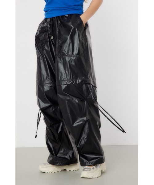 RODEO CROWNS WIDE BOWL（ロデオクラウンズワイドボウル）の「メタリックパラシュートパンツ（その他パンツ・レディース・ブラック/ライトピンク/シルバー・FREE）」の9枚目の写真