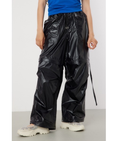 RODEO CROWNS WIDE BOWL（ロデオクラウンズワイドボウル）の「メタリックパラシュートパンツ（その他パンツ・レディース・ブラック/ライトピンク/シルバー・FREE）」の10枚目の写真