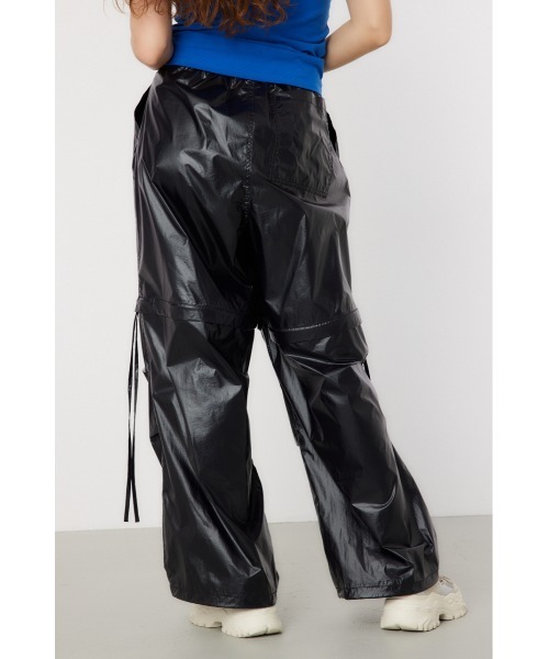 RODEO CROWNS WIDE BOWL（ロデオクラウンズワイドボウル）の「メタリックパラシュートパンツ（その他パンツ・レディース・ブラック/ライトピンク/シルバー・FREE）」の11枚目の写真