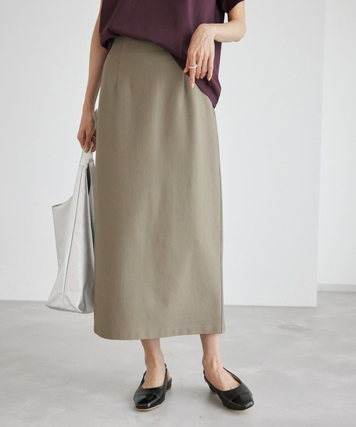 ROPE' PICNIC（ロペピクニック）の「ラメカットアイラインスカート（スカート・レディース・ブラック/カーキ/ベージュ系その他・38/40）」の3枚目の写真