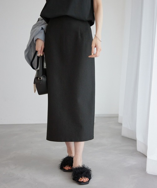 ROPE' PICNIC（ロペピクニック）の「ラメカットアイラインスカート（スカート・レディース・ブラック/カーキ/ベージュ系その他・38/40）」の10枚目の写真