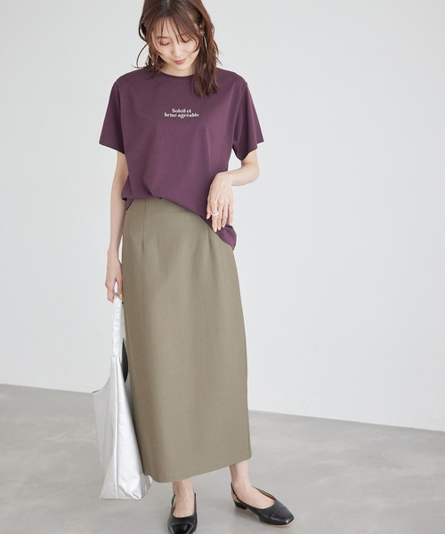 ROPE' PICNIC（ロペピクニック）の「ラメカットアイラインスカート（スカート・レディース・ブラック/カーキ/ベージュ系その他・38/40）」の17枚目の写真