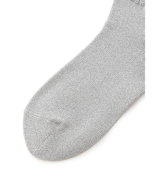 FRAY I.D（フレイアイディー）の「リリヤーンラメリブソックス（ソックス/靴下・レディース・ゴールド/シルバー/ブラック・FREE）」の5枚目の写真