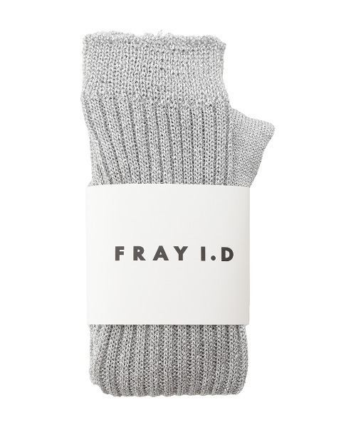 FRAY I.D（フレイアイディー）の「リリヤーンラメリブソックス（ソックス/靴下・レディース・ゴールド/シルバー/ブラック・FREE）」の7枚目の写真