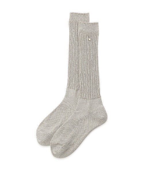 FRAY I.D（フレイアイディー）の「リリヤーンラメリブソックス（ソックス/靴下・レディース・ゴールド/シルバー/ブラック・FREE）」の11枚目の写真