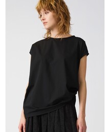 mizuiroind | mizuiro ind フレンチスリーブサイドアッププルオーバー(Tシャツ/カットソー)