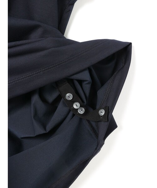 mizuiroind（ミズイロインド）の「mizuiro ind フレンチスリーブサイドアッププルオーバー（Tシャツ/カットソー・レディース・ネイビー/ホワイト/ブラック/ベージュ・FREE）」の17枚目の写真