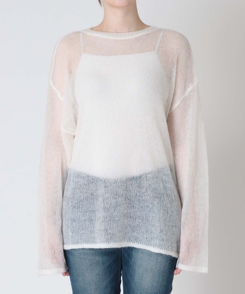 Three Four Time（ｽﾘｰﾌｫｰﾀｲﾑ）の「モヘアニット（ニット/セーター・レディース・ピンク・FREE）」の13枚目の写真