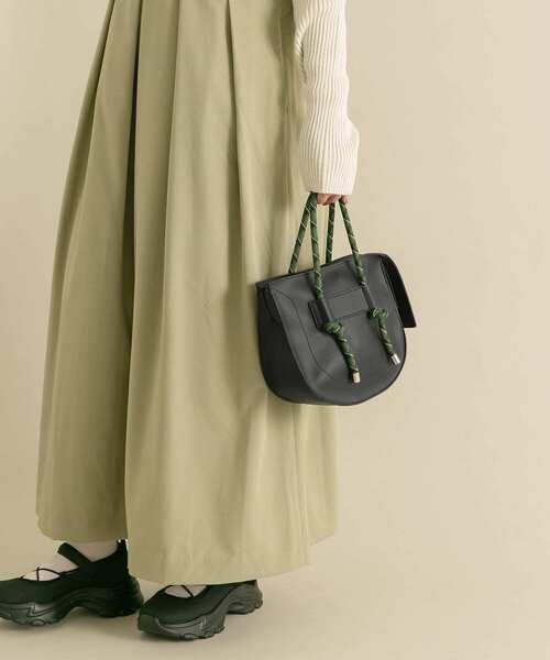 KBF(ケイビーエフ)の「ロープハンドBAG(ハンドバッグ・レディース・ブラウン/ブラック・ONE)」の5枚目の写真