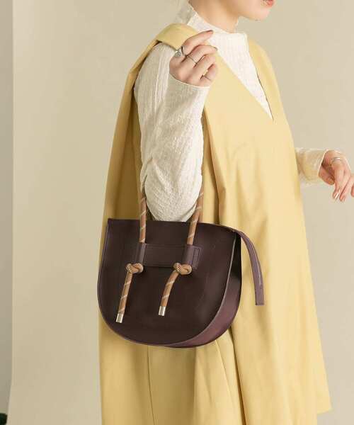 KBF(ケイビーエフ)の「ロープハンドBAG(ハンドバッグ・レディース・ブラウン/ブラック・ONE)」の8枚目の写真