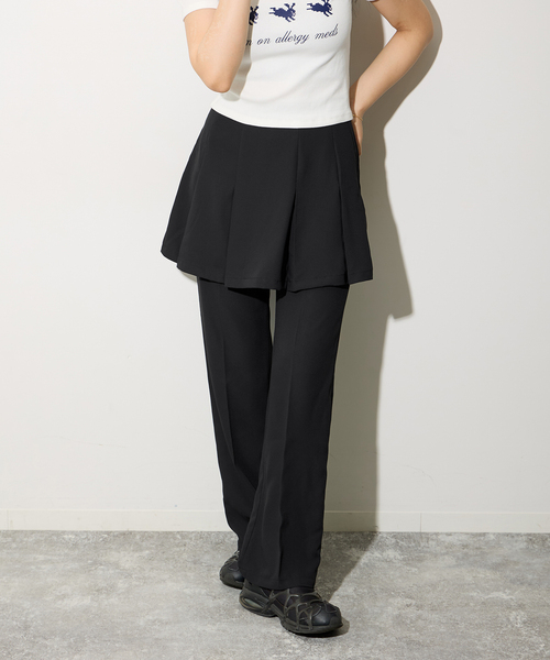 【セール】スカートレイヤードパンツ（スラックス）｜Oriens JOURNAL STANDARD（オリエンス ジャーナルスタンダード）