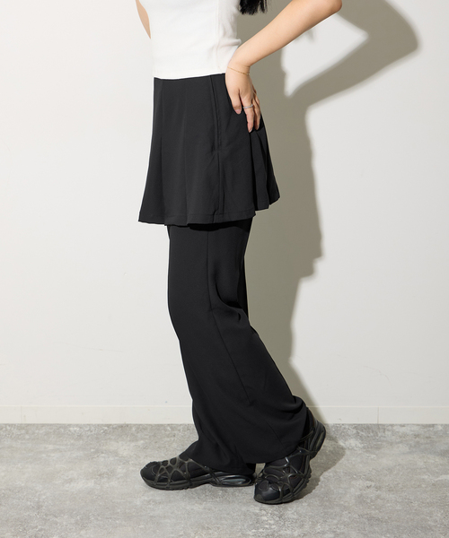 【セール】スカートレイヤードパンツ（スラックス）｜Oriens JOURNAL STANDARD（オリエンス ジャーナルスタンダード）