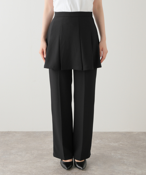 【セール】スカートレイヤードパンツ（スラックス）｜Oriens JOURNAL STANDARD（オリエンス ジャーナルスタンダード）
