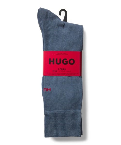 HUGO（ヒューゴ）の「3パック HUGOロゴディテール レギュラーレングス ソックス（ソックス/靴下・メンズ・レッド系その他/グリーン系その他/パープル系その他/ライトブラウン/ブルー系その他・43-46/39-42）」の16枚目の写真