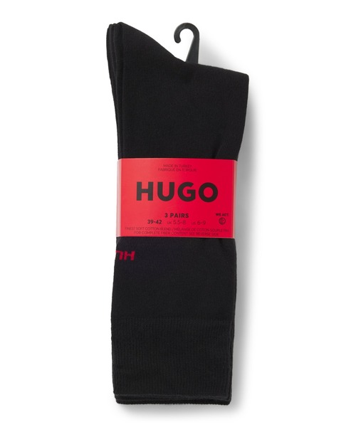 HUGO（ヒューゴ）の「3パック HUGOロゴディテール レギュラーレングス ソックス（ソックス/靴下・メンズ・レッド系その他/グリーン系その他/パープル系その他/ライトブラウン/ブルー系その他・43-46/39-42）」の6枚目の写真